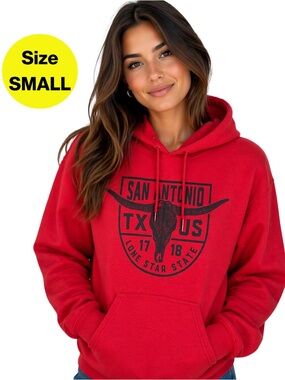 2/for $20 🪩 San Antonio Texas Longhorn Graphic Hoodie (Women’s Small)